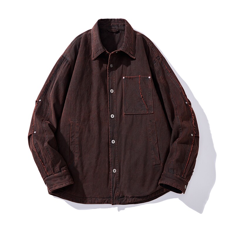 90白鸭绒男士短款立领牛仔羽绒服外套  D213-5388-P340图片