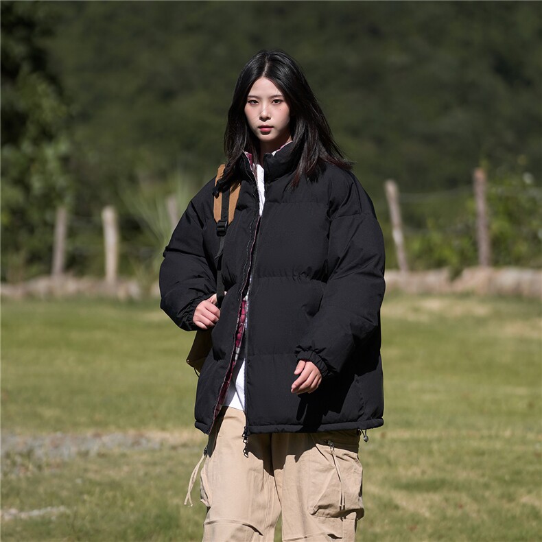 抖音得物美式潮流高品质格子三防加厚羽绒棉衣外套棉服MY5555-P68,男装棉衣,星座610B-1