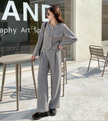 香丽迪2021秋装新款格子套装，女装职业装，香丽迪1