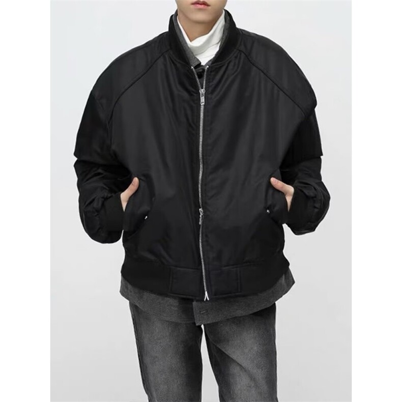 1506-1/JW92971/P67翻领夹克男ins春秋棒球服宽松情侣bf百搭外套，男装夹克，星座1506-1