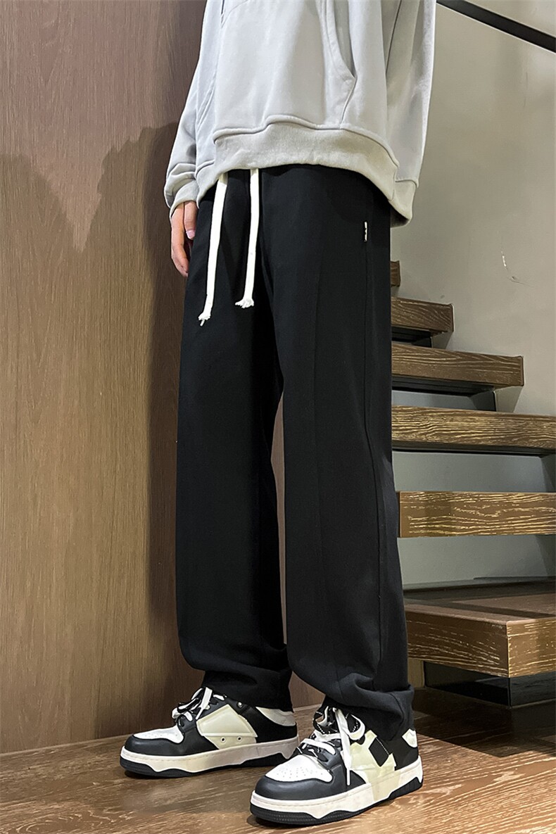 港风秋冬酷丝棉美式高街宽松休闲长裤男K23319-P35控49,男装休闲裤,星座717