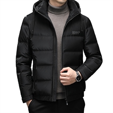 DF22638钱塘2020-2冬季厚款时尚休闲简约百搭中年男士羽绒服P255，男装羽绒服，钱塘207-2