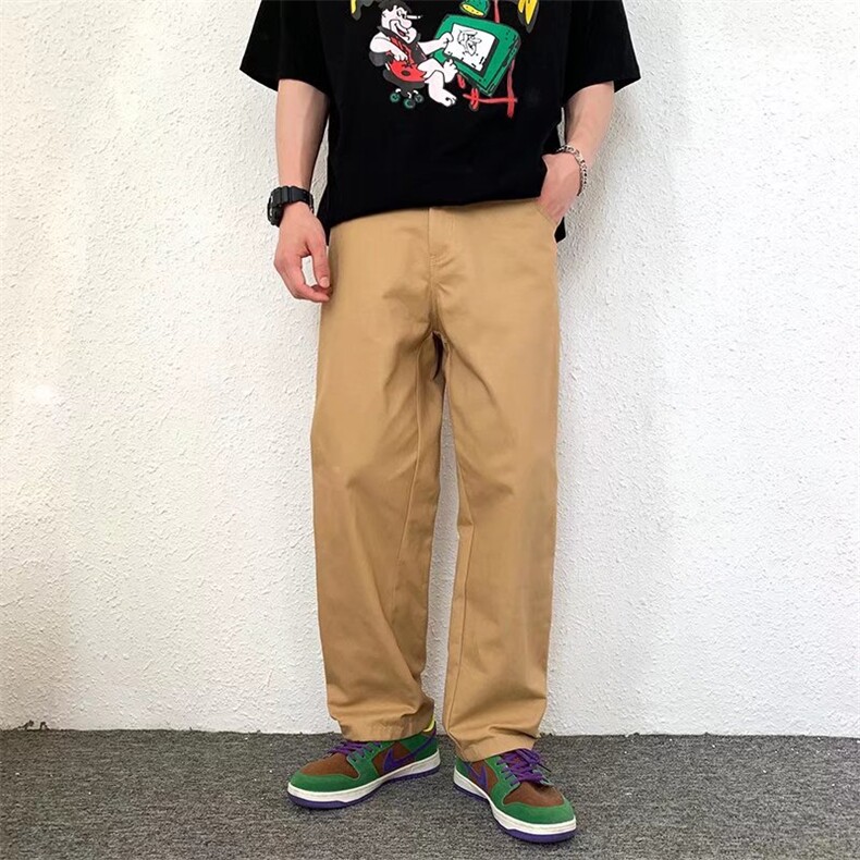 休闲裤男生ins港风宽松潮流运动裤SK15P40,男装休闲裤,星座1116-2