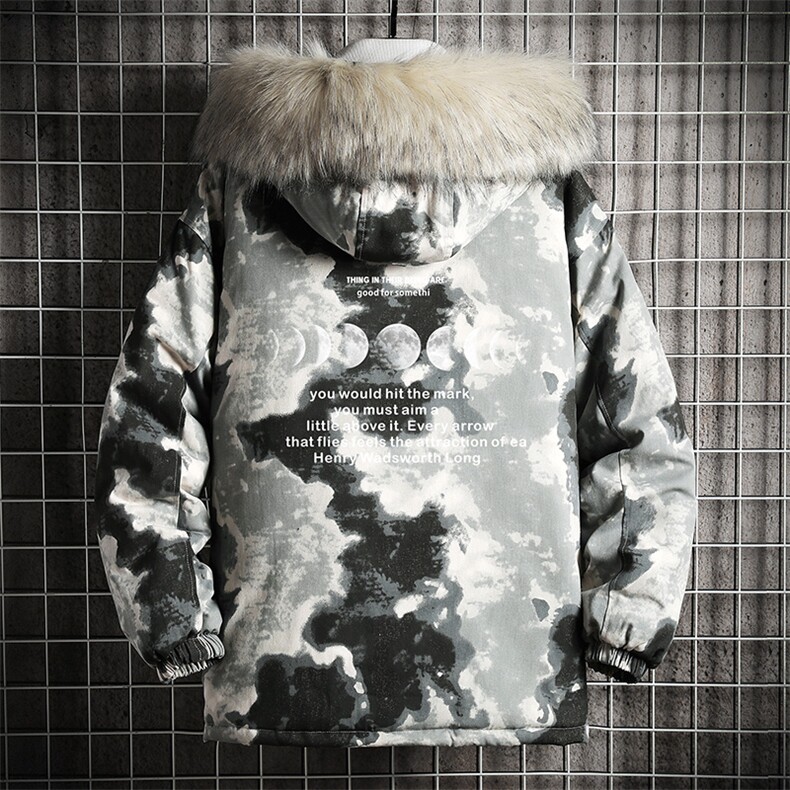 MC49135-P135日系潮衣男大码派克服男工装服外套袄砖墙,男装棉衣,电商A040A