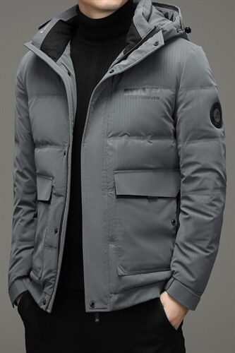 中年连帽羽绒服男冬季中年爸爸2023冬装休闲款外套YLL21070-P305图片