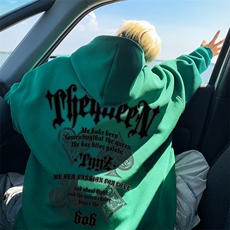 直播460克超厚潮牌重磅纯色连帽卫衣力推男XZ517A-2-WY8843-P68，男装卫衣，星座517A-2