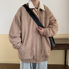机车夹袄加厚棉服痞帅外套大码港风棉衣美式1016-1W90P128K158，男装棉衣，星座1016-1（原电商B408-1）