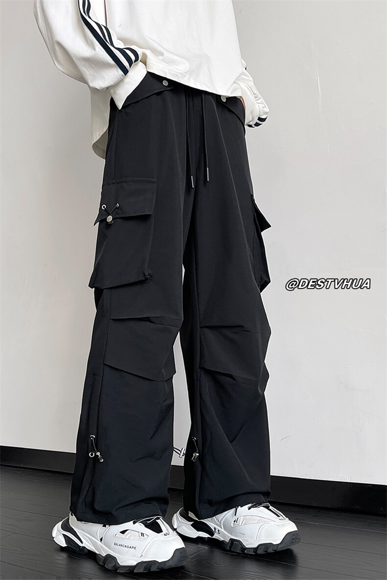 2025秋季新款现货港风大码伞兵裤M-5XL-KZ8607-特P40,男装休闲裤,星座417-1（原电商B245）