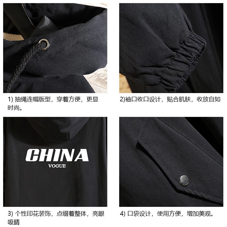 JK41001-P85加棉款-P115纯棉连帽夹克男士大码工装夹克男砖墙,男装夹克,电商A040A