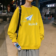 S6270-P28秋季圆领卫衣男大码韩版宽松长袖外套，男装卫衣，电商A040