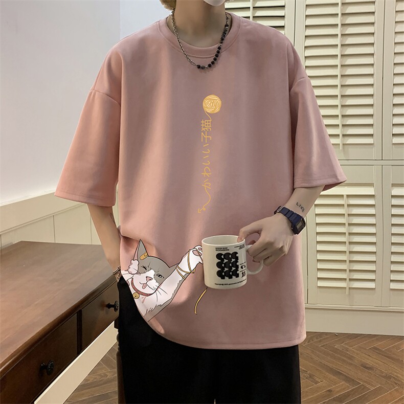 麂皮绒短袖t恤男大码半袖男JD82013-P25,男装T恤,电商A040