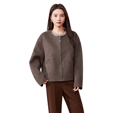 2025年秋季新款百搭拉链开衫，女装羊毛衫，泰公羊绒