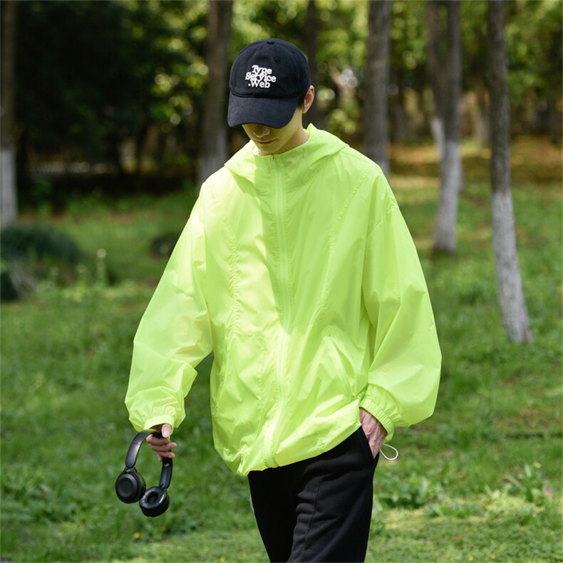 F8077/P60防晒指数UPF50+有报告防紫外线防晒服男外套防晒衣,男装防晒衣,电商A141