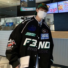 季外套男款潮牌ins春秋赛车服美式夹克设计感小众WT20-P60，男装夹克，星座1109-3