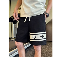 新款原宿休闲百搭痞帅夏季时尚短裤新款无品牌文艺百搭流行日系，男装牛仔裤，星座506A