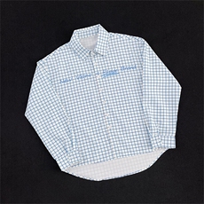 韩系字母印花粉色格子衬衫宽松氛围感防晒衫上衣JX49P42，男装防晒衣，星座1013-1