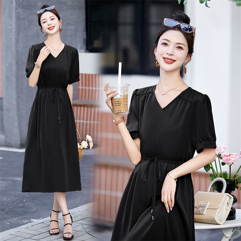 2025夏新款连衣裙542P115,女装连衣裙,乐衣轩