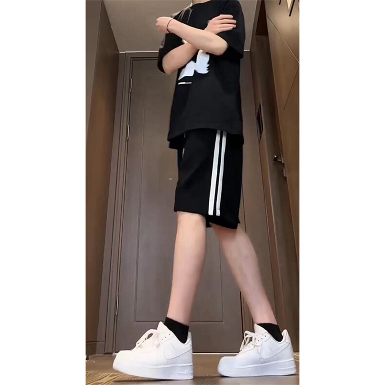 夏季美式高街hiphop运动五分裤短裤货号DK2412P35《抖音品质》图片