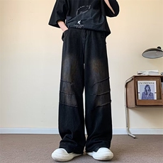 2024美式牛仔裤男款直筒长裤潮N6229P60，男装牛仔裤，星座1116-2