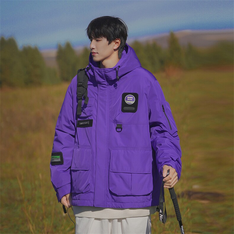 冲锋衣90%绒羽绒服D5164-TP230328冬季连帽潮牌保暖外套男,男装夹克,电商A102