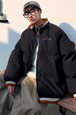 2025冬季新款棉服男款立领防寒棉袄加厚保暖羽绒外套棉衣M226，男装棉衣，星座1108