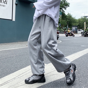 20秋冬直筒束脚运动裤男大码宽松休闲卫裤哈伦裤港风  7723-P30图片