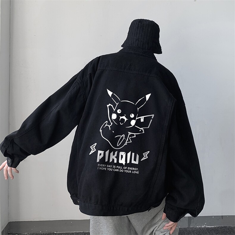 牛仔夹克男大码牛仔外套男茄克NJ77078-P60,男装夹克,电商A040