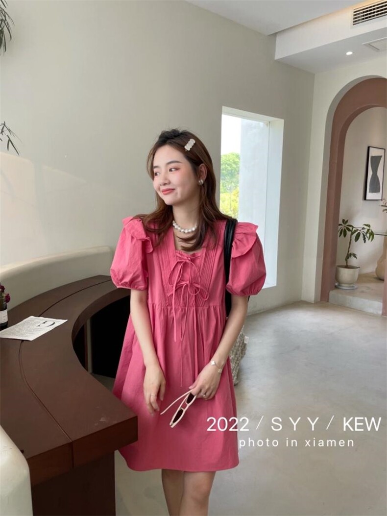 夏季娃娃连衣裙，女装连衣裙，6·9衣社