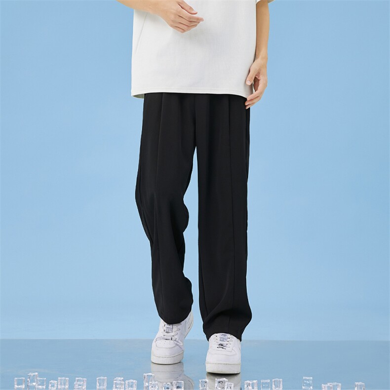 直筒宽松显瘦垂感西裤百搭阔腿休闲裤CK228P50,男装西裤,电商D325