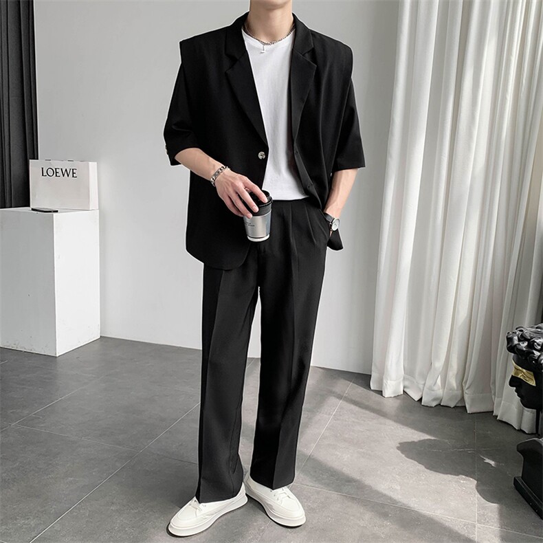 2024年夏季网红西装套装,男装西服,星座406