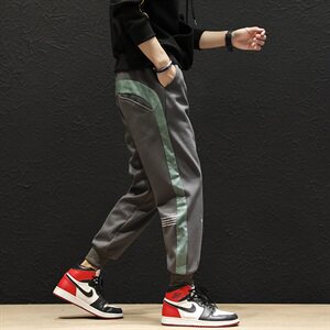 518—2021秋款卫裤男休闲裤潮流束脚裤裤子男休闲裤图片