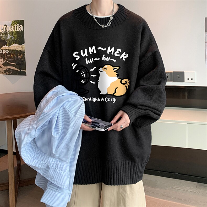 8XL半高领毛衣男大码胖子针织衫毛线衣M18420-P45加绒款-P65,男装针织衫/毛衣,电商A040