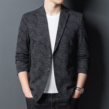 中年男士休闲西服男上衣单件2023春秋季新款爸爸商务西装外套，男装西服，电商B212（原钱塘6029）