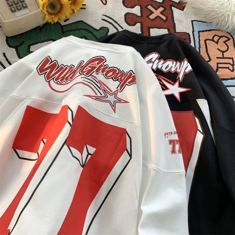 706-1-WY2004-P65现货秋季美式冰球服男圆领橄榄球衣机车服外套,男装工装外套,星座706-1