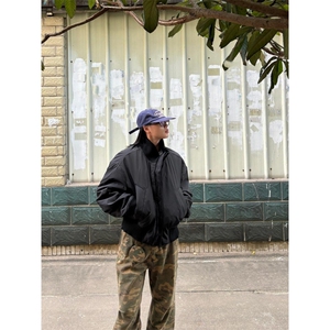 MF06-特P90 美式高街立领棒球棉服飞行夹克棉衣短款外套男图片