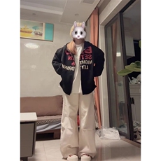 5456-P52原版做工双拉链头+订标后包领休闲卫衣薄款，女装卫衣/绒衫，星座617A-2