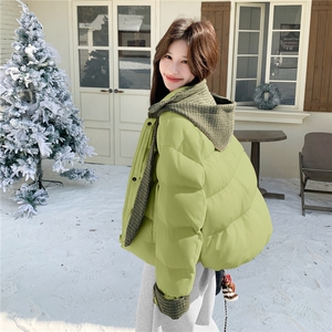 新品有货！韩系兔耳撞色羽绒服2C213-930-P285-K418图片