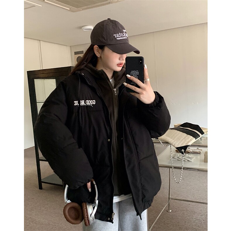 美式高街oversize棉服女冬季新款学生假两件加厚棉衣复古C515-95,男装棉衣,星座911-2(原星座613-2）