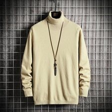 可翻高领毛衣男秋冬季新款韩版男士针织衫潮流多色打底衫DF65T，男装针织衫/毛衣，电商A102