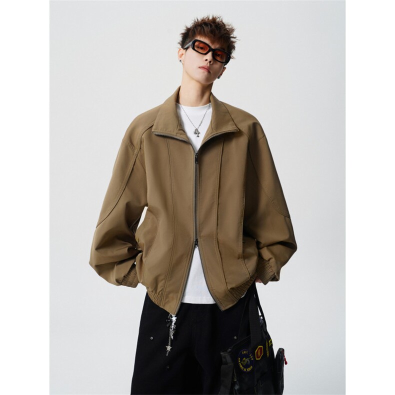 706-LK9998-P98现货春季韩版男士高级感廓形立体夹克外套，男装夹克，星座706