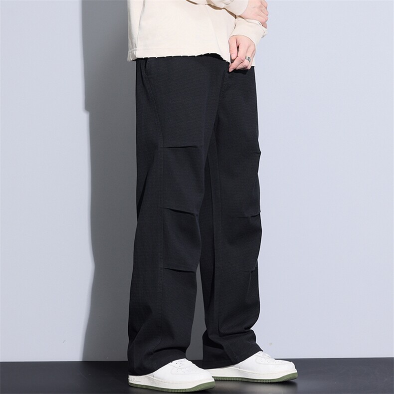 秋冬新款男士商务微阔腿裤青少年时尚潮流男装长裤CK9035-P55,商品下架区,星座224-1