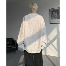 WY10156-特批40控78新款圆领简约套头宽松大码卫衣糯米衣服男，男装卫衣，电商A059