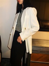 秋季新款西装外套，女装西装，东方模特