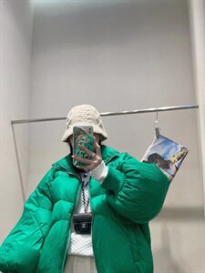 压皱羽绒服,女装羽绒服,Queena PHoebe