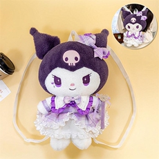童话毛绒 库库米双肩包库洛洛可爱毛绒玩偶背包（整袋起售）（整袋十个）