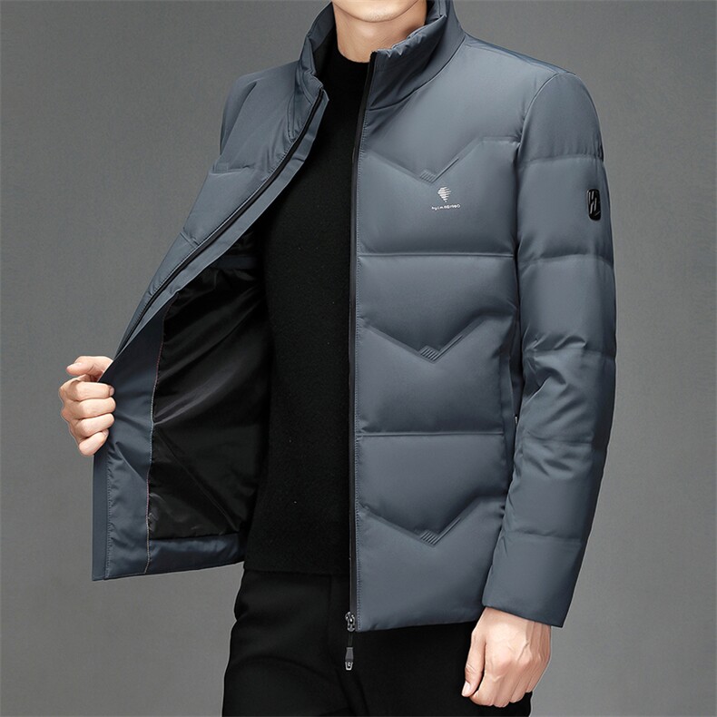 CK78238钱塘2020-2冬季厚款百搭新款休闲简约中年男士羽绒服P245,男装羽绒服,钱塘207-2