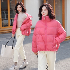短款羽绒棉服女2025冬新款面包服棉衣韩版宽松洋气减龄小棉袄外套，女装棉衣/棉服，心心服饰