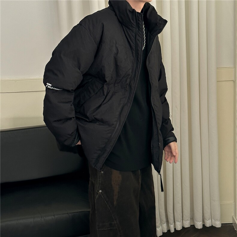 现货冬季立领棉服男加厚保暖潮牌棉衣外套A351-AM2645-P125控199,男装棉衣,电商A351