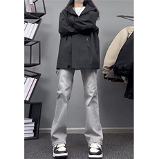 春季美式复古牛仔裤男潮牌高街长裤百搭直筒裤潮1008-LX5158-p45，男装牛仔裤，星座1008