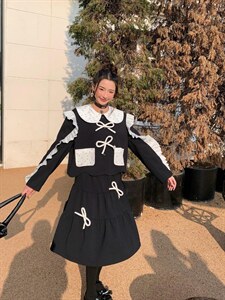 【LILILIN】22L1229乐悠悠套装,女装职业装,LILILIN